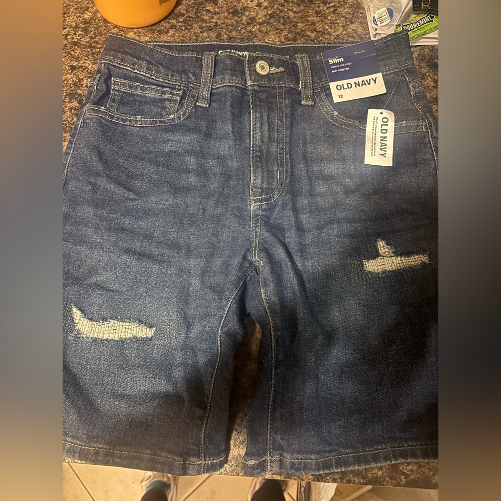 Old Navy Boys Blue Denim Shorts